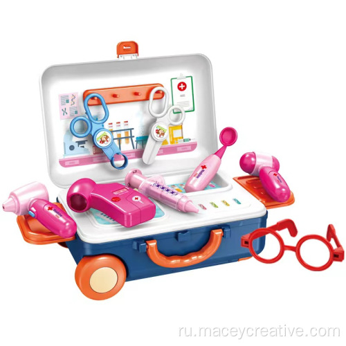 Медицинский комплект Медицинская игрушка притворяется, играет врача